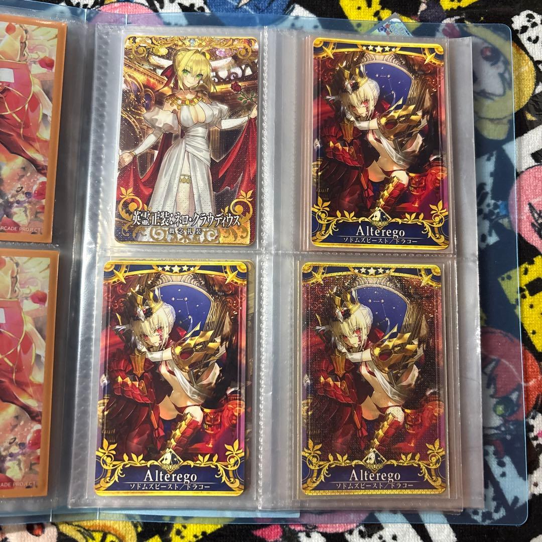 fgoアーケード ネロ　嫁ネロ　ドラコー　まとめセット　フェイタル ノーマル