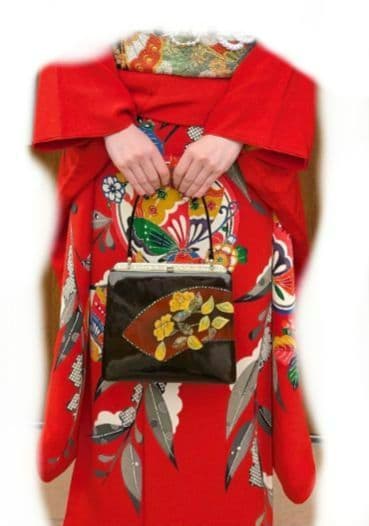 美品♪キンワシ印 和装 草履 バッグ セット 螺鈿細工 振袖 成人式