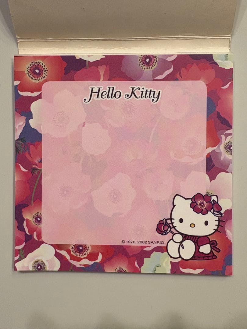 レア♡サンリオ♡キティ 海外限定 アネモネ メモ 2002年