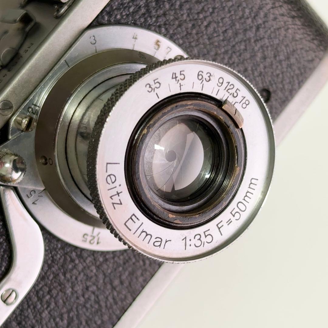 【希少】ライカ A型 シルバークローム《エルマー50m/F3.5付き》Leica