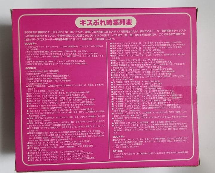 限定 トランスフォーマー キスぷれ CD+スパークボット 3ヶ入りセット