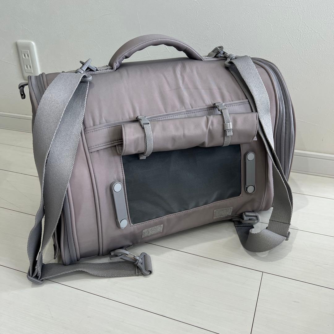 Lucy's Luxuries】レザーキャリーバッグ ブラック ユニセックス