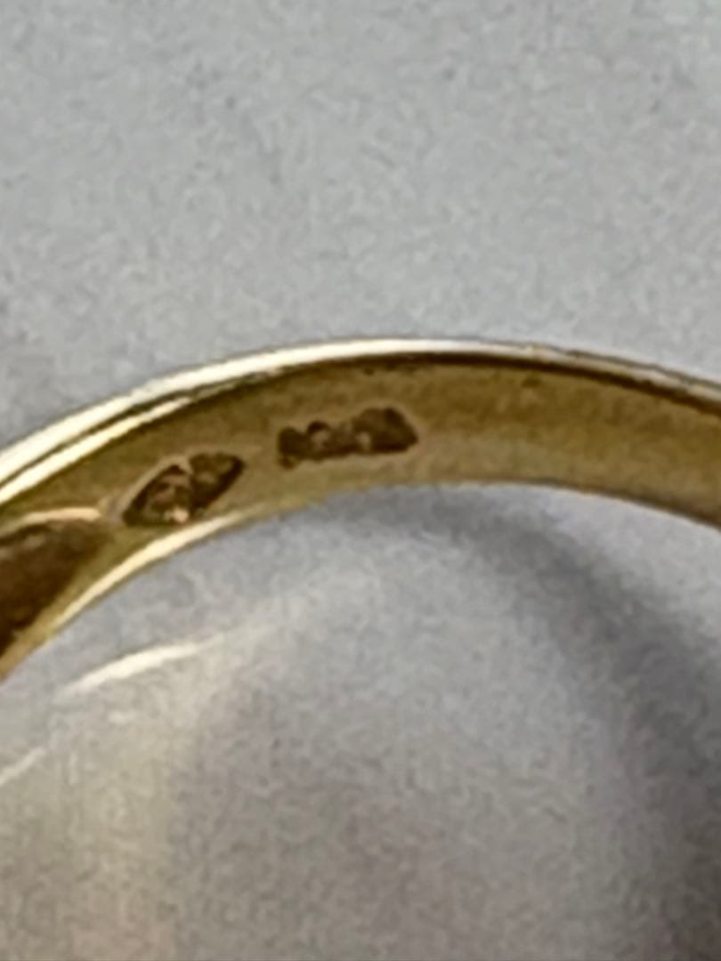 18金ダイヤモンド爪リンクセット