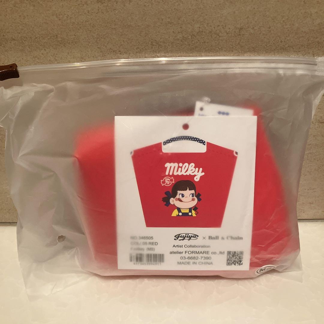 ボールアンドチェーン エコバッグ 不二家 ペコちゃん MSサイズ