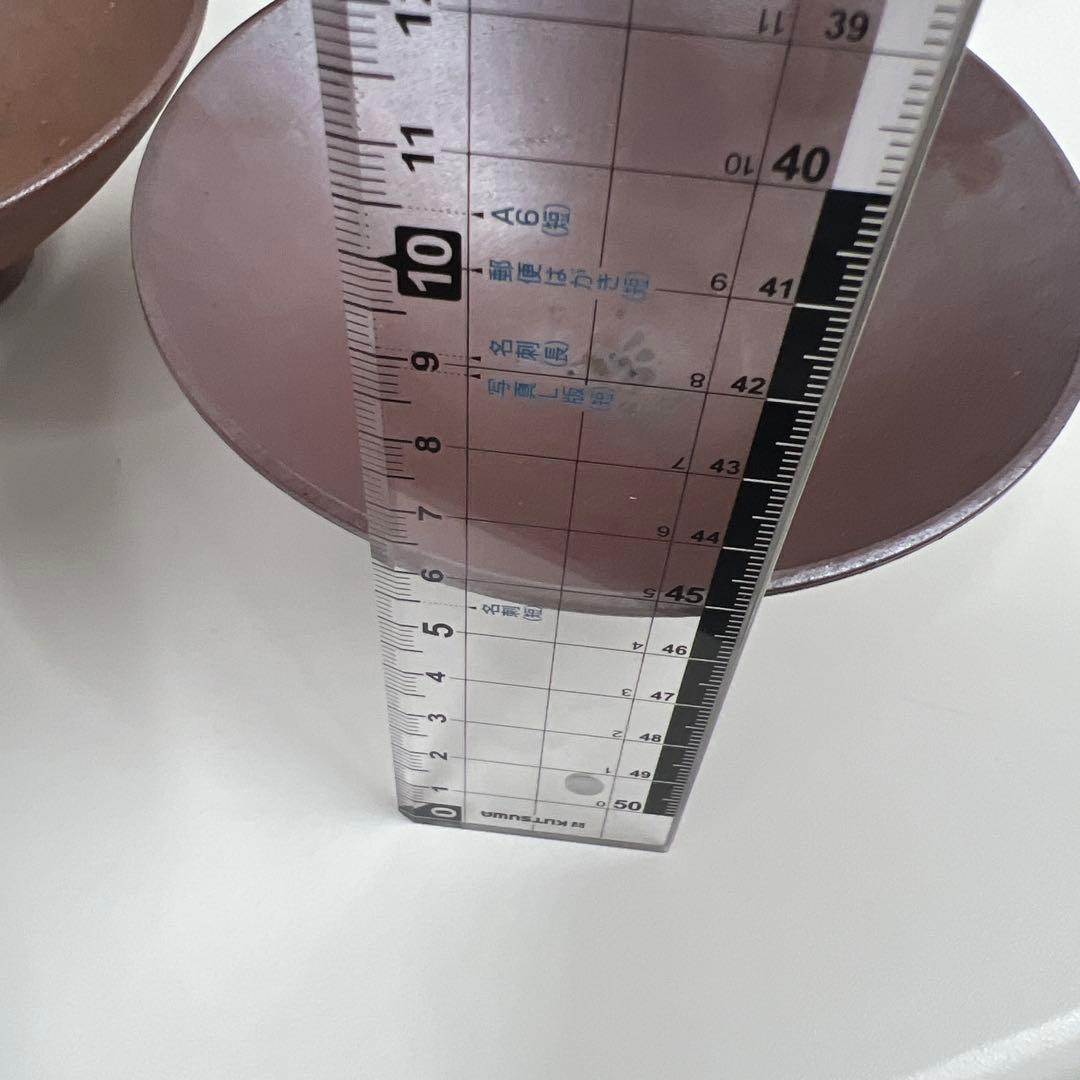 安井　徹　備前焼　　　　　赤褐色 陶器 ボウル 3個セット