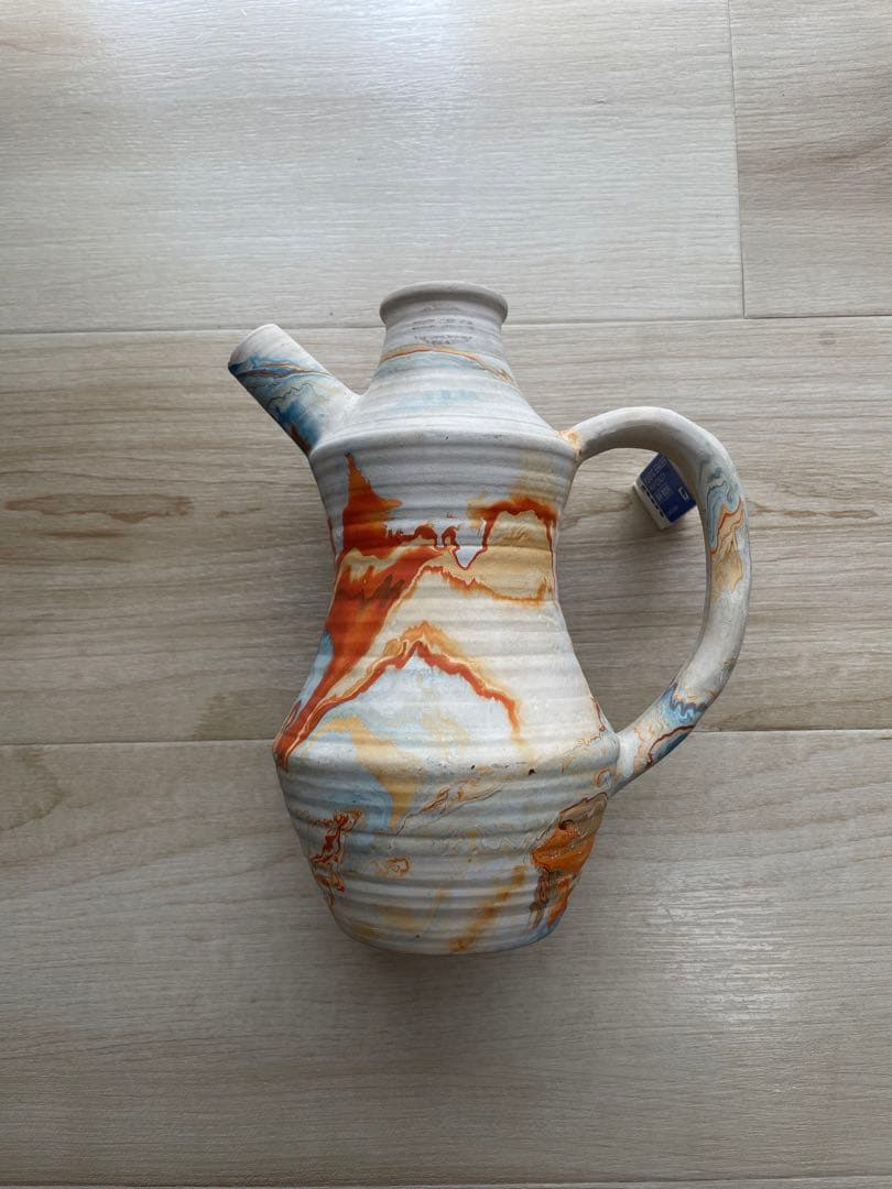 粉引花入吉田善彦作荒川豊蔵の推薦手紙コピーがついています。