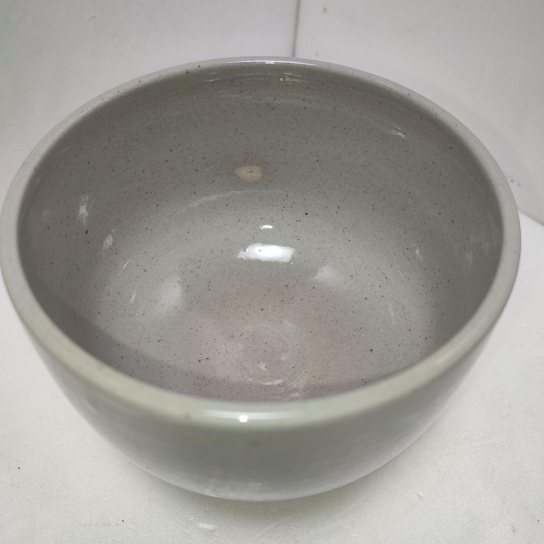 茶碗膳所焼岩崎新定而妙斎筆