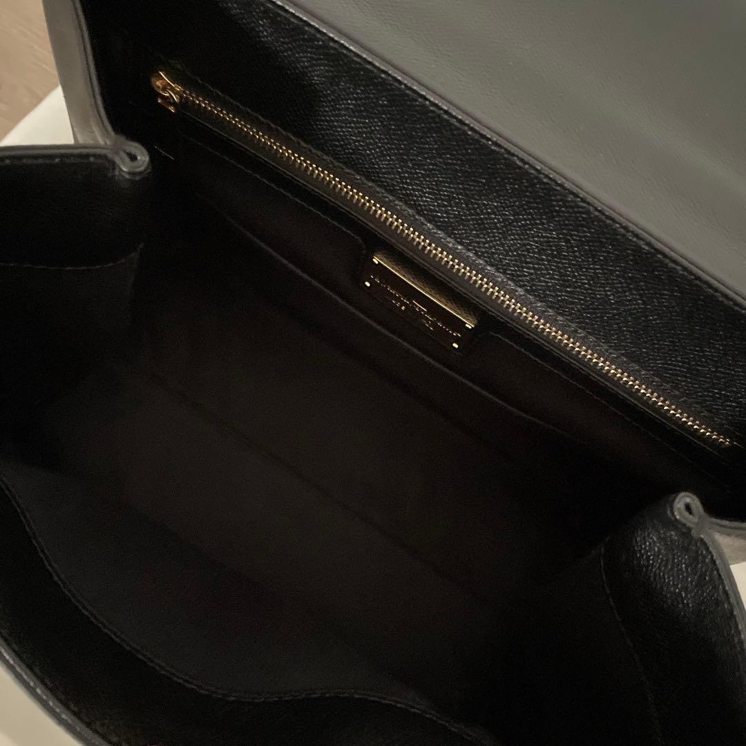 【新品同様】Ferragamo フェラガモ2Wayバッグ 黒