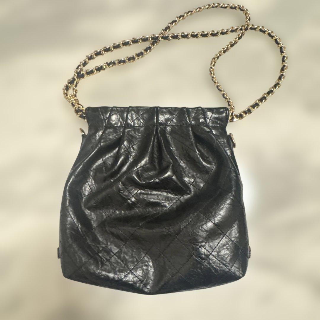 Duo ドゥオ チェーンハンドルツーウェイバックパック - ブラック