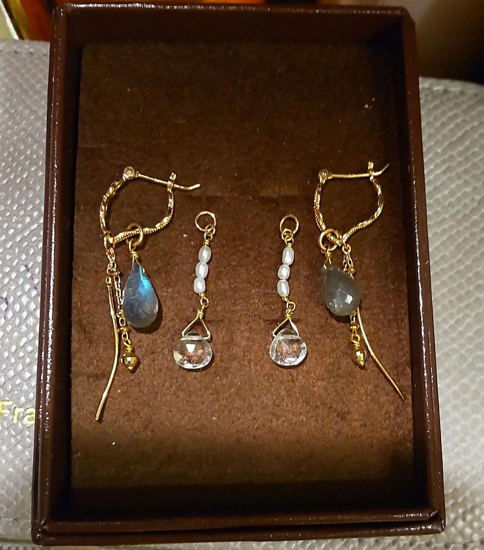 WEB限定》K10ラブラドライトピアスセット｜ピアス｜アガット 公式