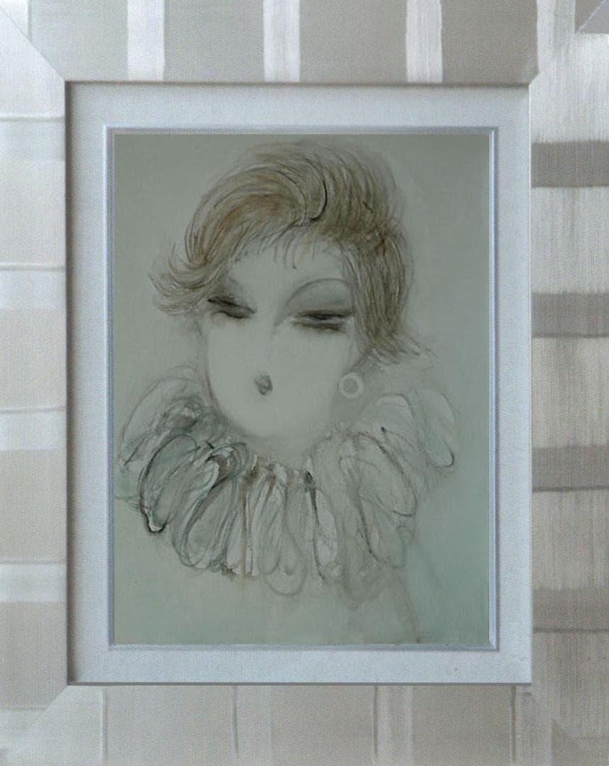 油絵 菅家令子 絵 絵画 インテリア F6-081412 人物 女性像