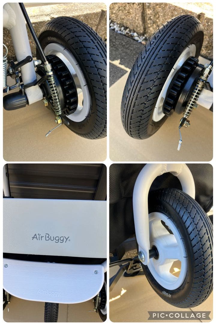 エアバギー ブレーキモデル ホワイトフレーム 一度使用 - メルカリ