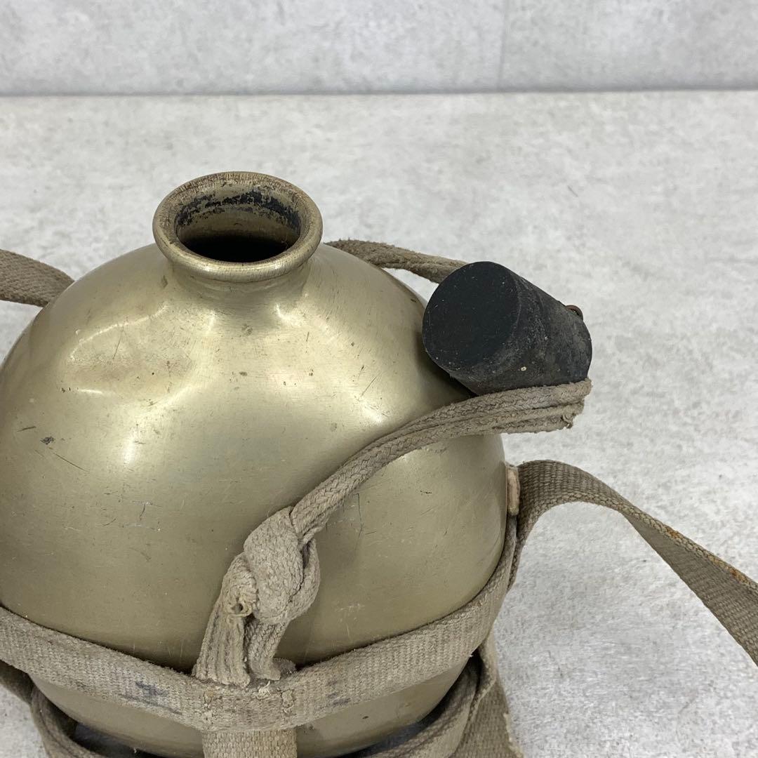 【Cy'shops】旧日本軍将校鞄 星印 水筒 当時物 時代物