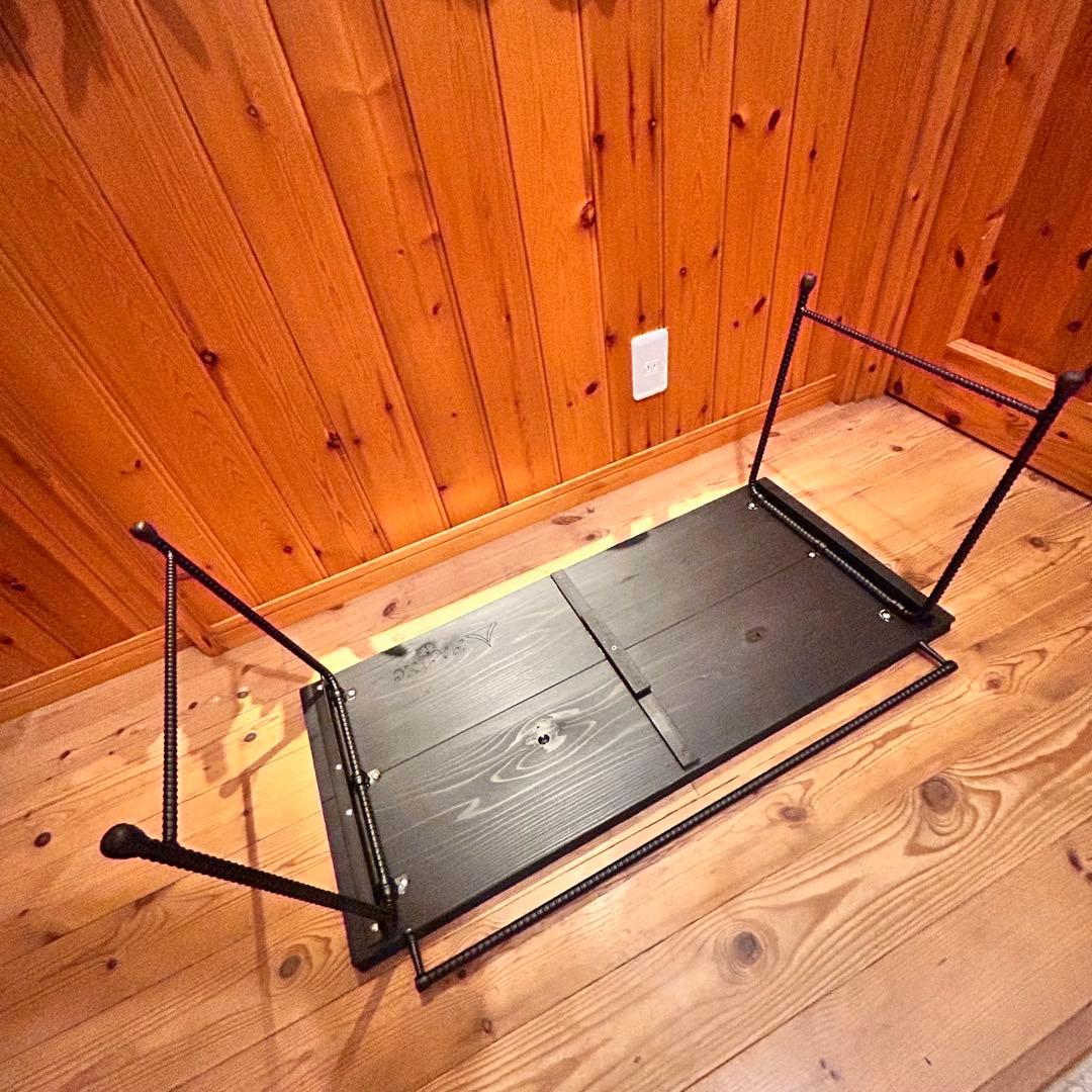 No.565 アイアンローテーブル オルテガテーブル ネイティブ柄