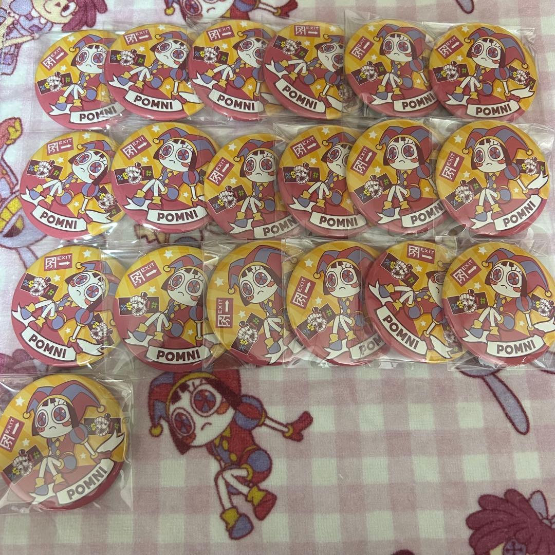 アメイジングデジタルサーカス ポムニ 缶バッジ 新品コンプ6個】デジタルサーカス ポムニ POMNI アメデジ