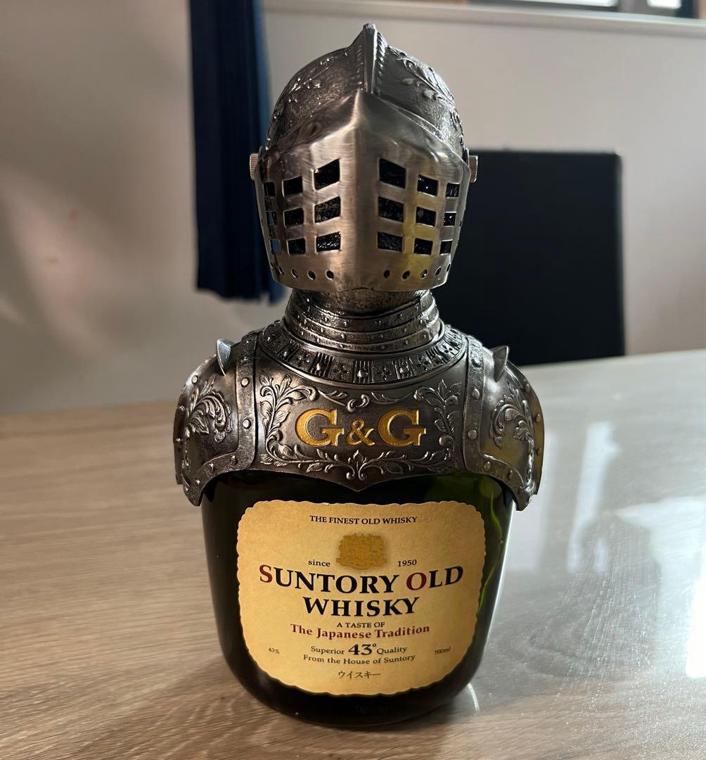サントリー オールド ウイスキー ボトルカバー 甲冑 騎士 - メルカリ