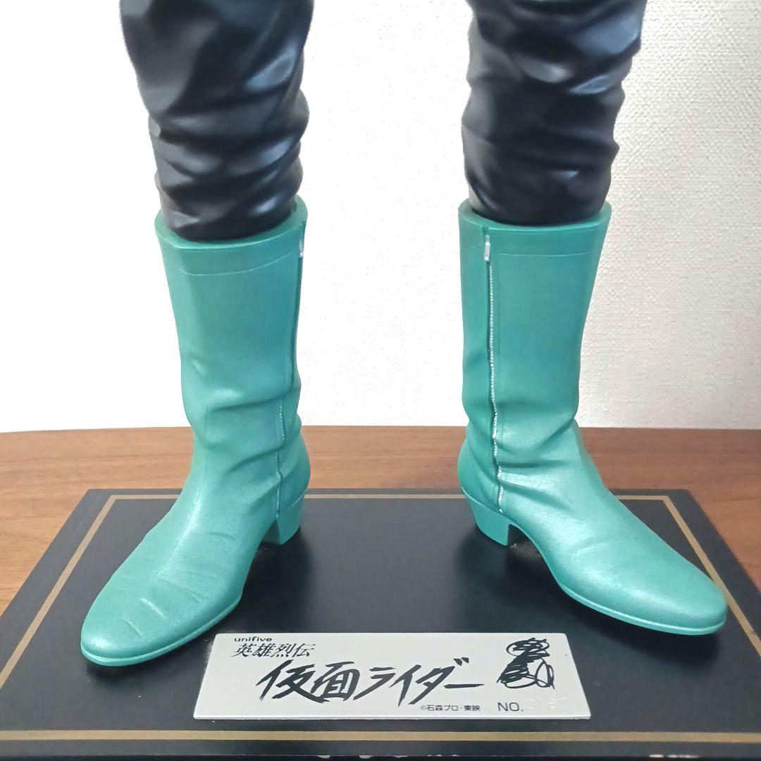 unifive 英雄烈伝 仮面ライダー 本郷猛と仮面ライダー旧1号のフィギュア