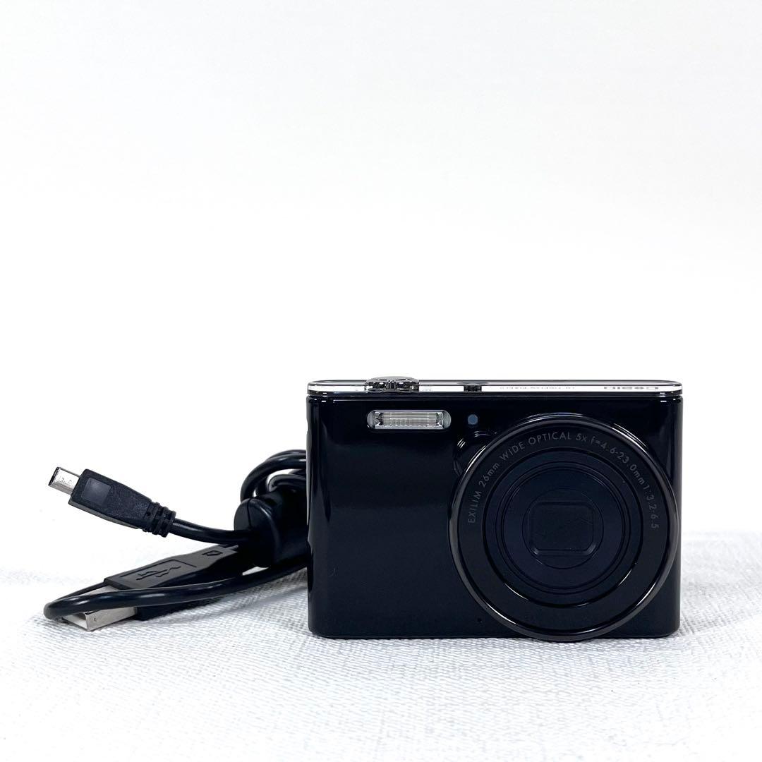 動作確認済 CASIO EXILIM EX-JE10 ブラック デジカメ