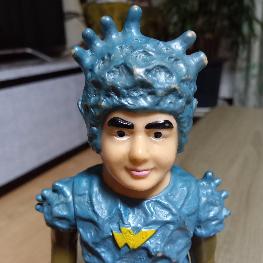 キャプテンウルトラ　キケロ星人ジョー　ソフビ　マルサン　当時物