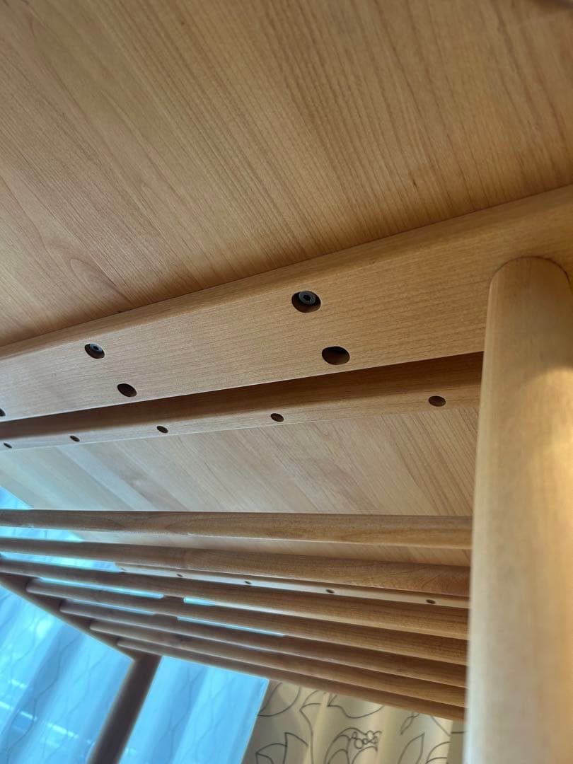 モモナチュラル ダイニングテーブル 95㎝ 円形テーブル、丸テーブル　北欧