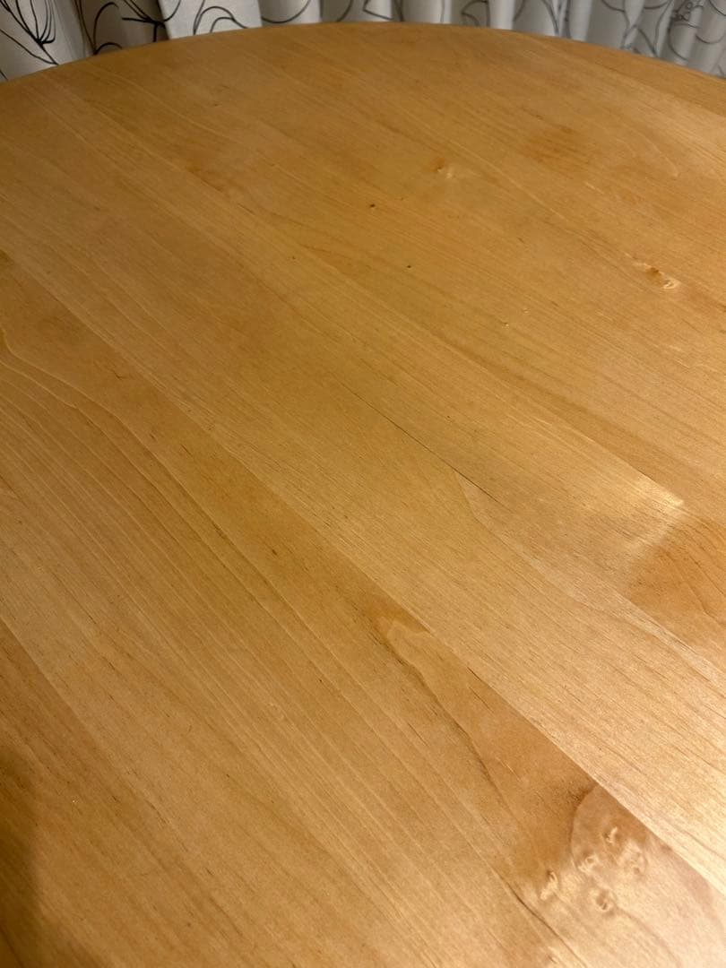 モモナチュラル ダイニングテーブル 95㎝ 円形テーブル、丸テーブル　北欧