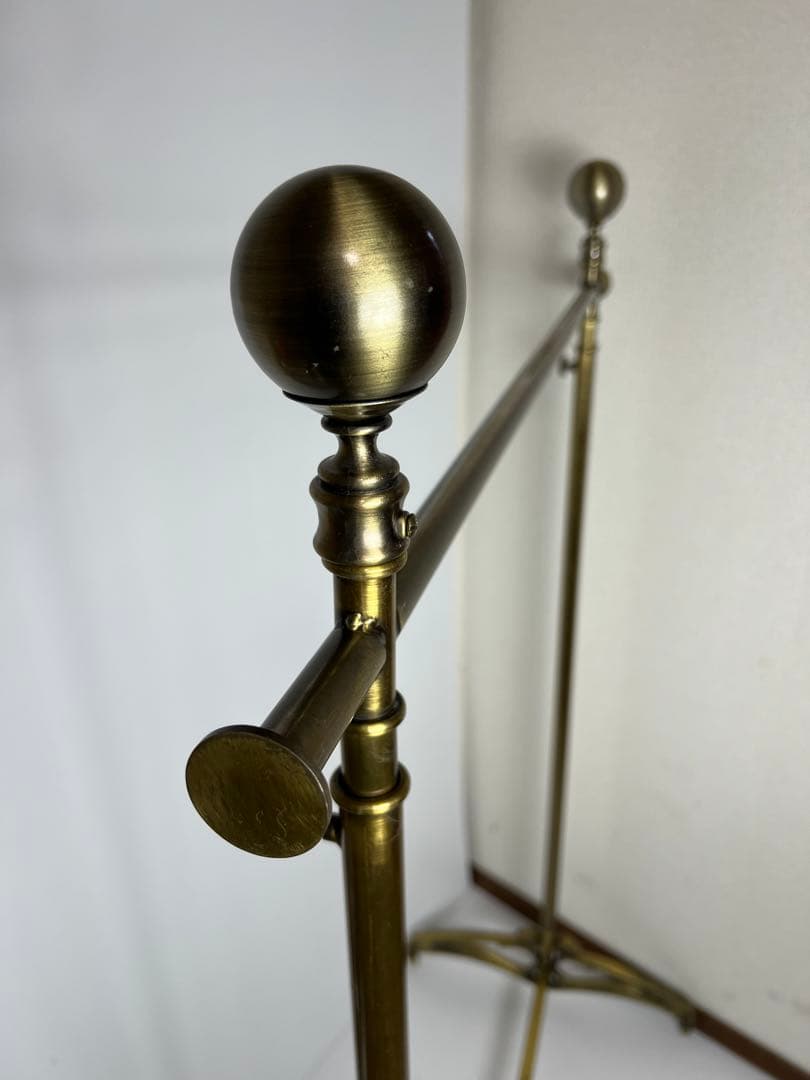 ① アンティーク　ゴールド　ハンガーラック デコラタイプ　幅90cm