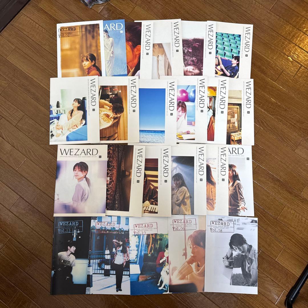 ZARDファンクラブ会報(12冊) ZARDファンクラブ WEZARD会報 まとめ売り