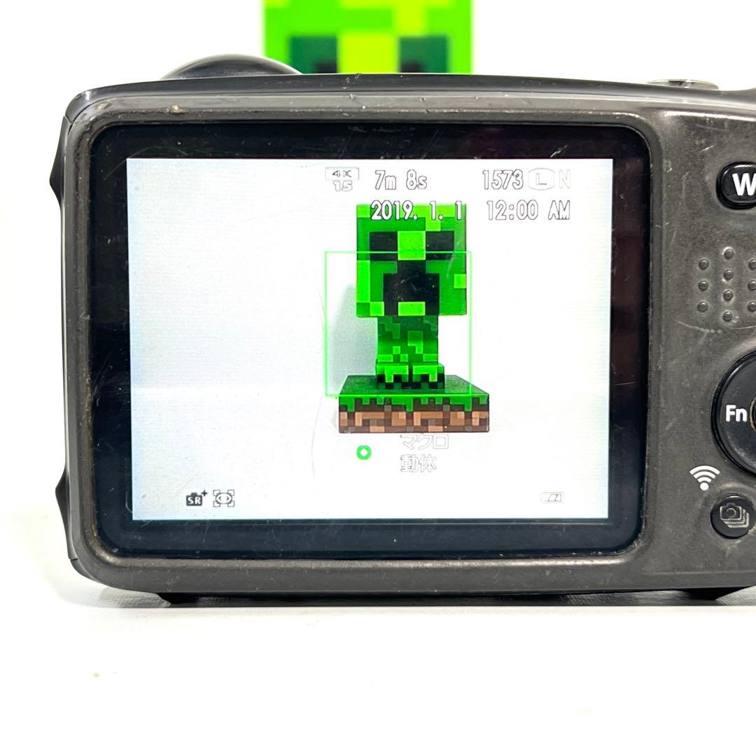 動作OK】FUJIFILM XP140 デジカメ バッテリー SDカード 4K