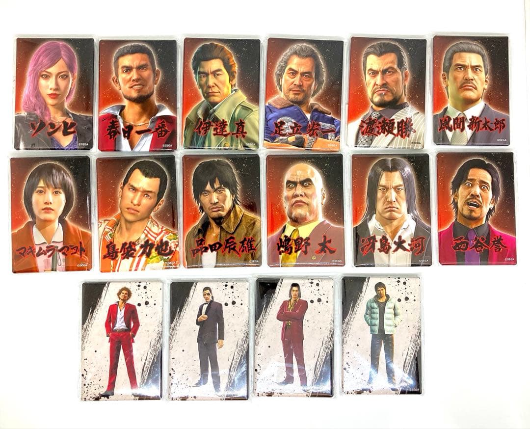 龍が如く レジェンドの極くじ 伝説を創りし者たち 缶バッジ 龍が如くレジェンドの極くじ | くじ引き堂