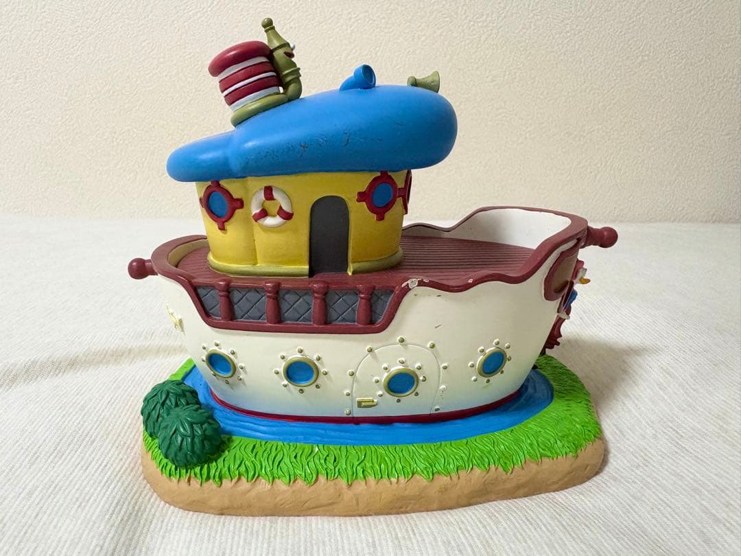 約30年前の非売品、UCC当選品】ミッキー ミニー ドナルドの家 陶器置物