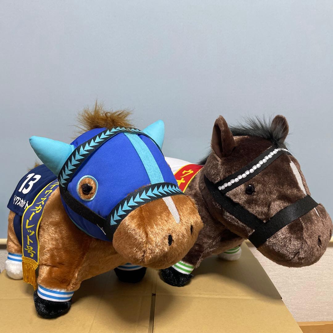 ナムコ　ウオッカ＆ダイワスカーレット➂ サラブレッドコレクションふわふわBIG