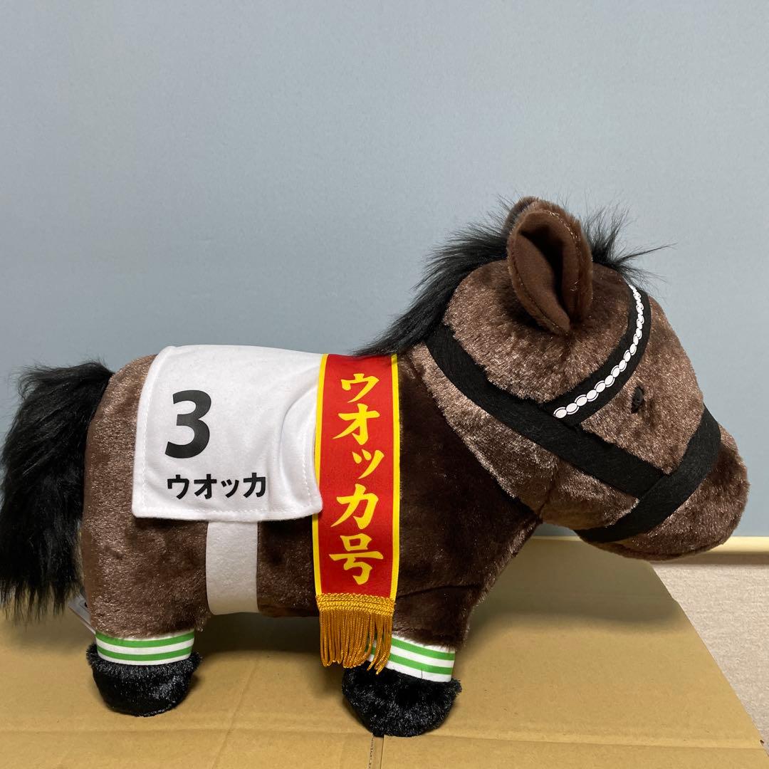ナムコ　ウオッカ＆ダイワスカーレット➂ サラブレッドコレクションふわふわBIG