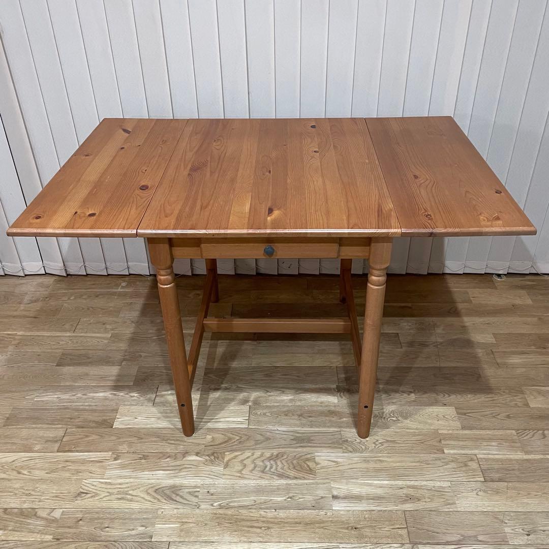 【廃番品】IKEA INGATORP インガートルプ ダイニングテーブル　天然木