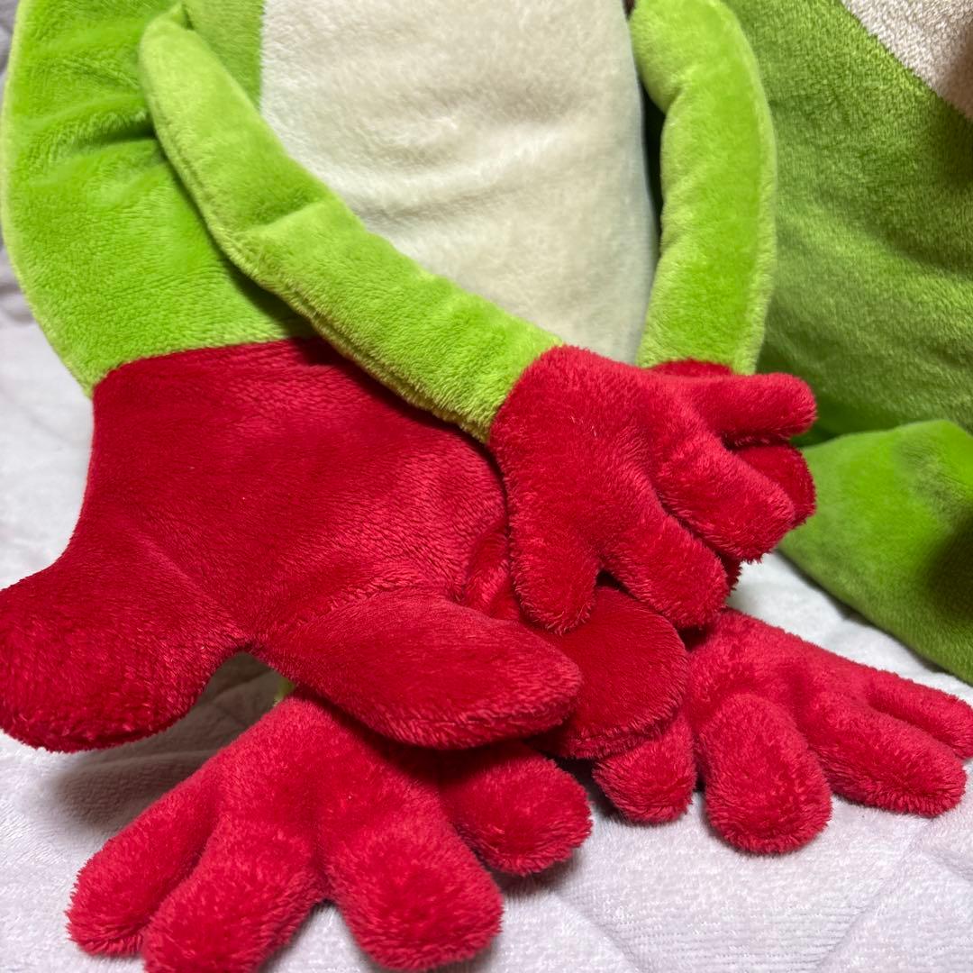 てぶケロ カエル ぬいぐるみ 手袋 マフラー ミドリカエル