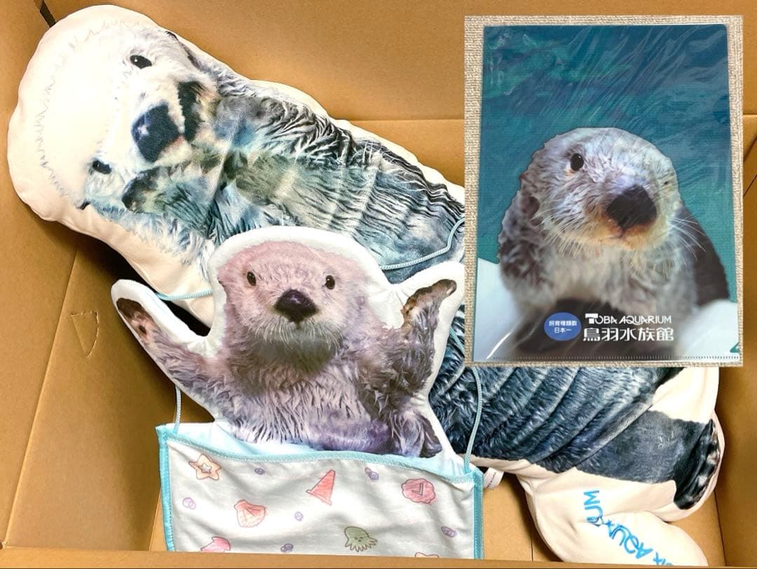 鳥羽水族館限定品ラッコのキラ＆メイ クリアファイル レア☆鳥羽水族館