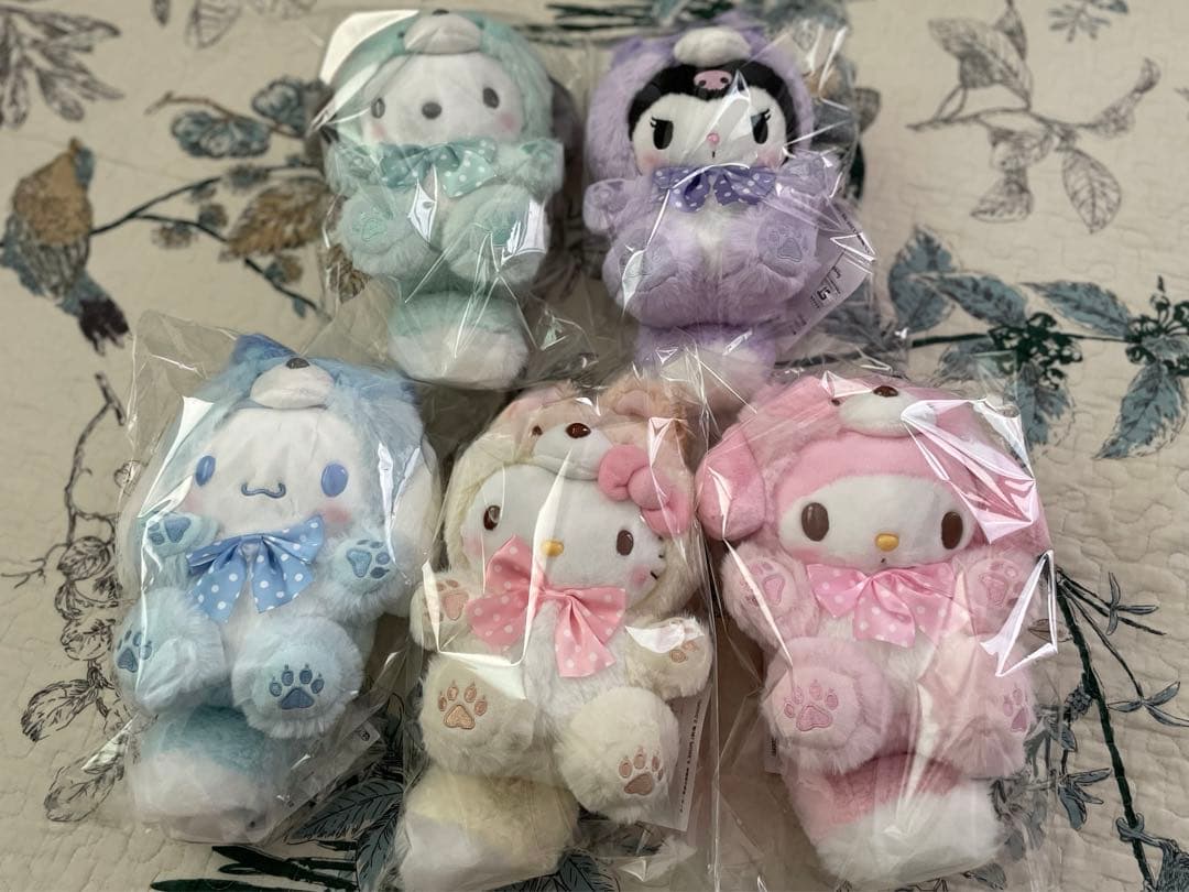 サンリオ 北海道限定 ぬいぐるみ ５種セット 2024年 キタキツネバージョン サンリオ 北海道限定 ぬいぐるみ 5種セット 2024年 キタキツネ