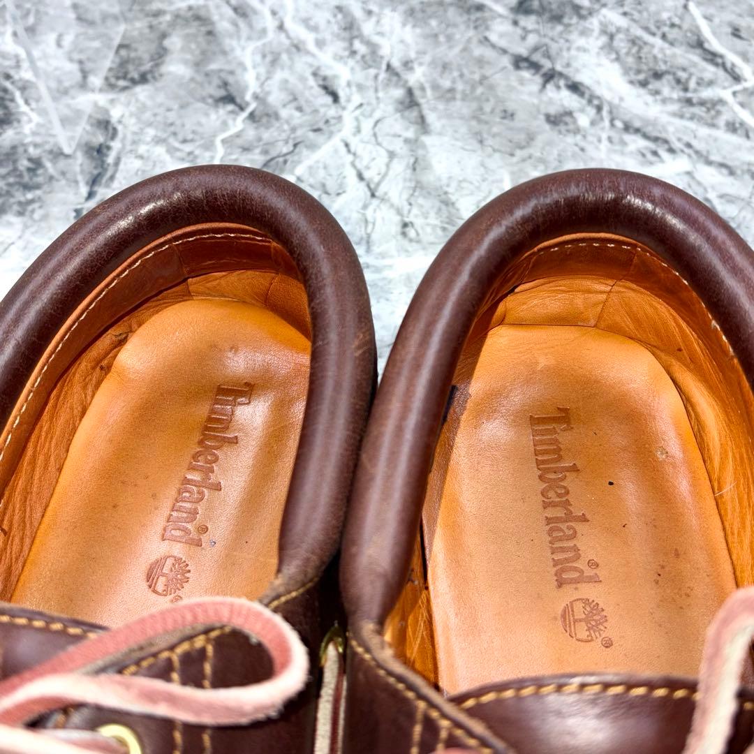 ティンバーランド スリーアイ クラシック ラグ 27 ブラウン デッキシューズ