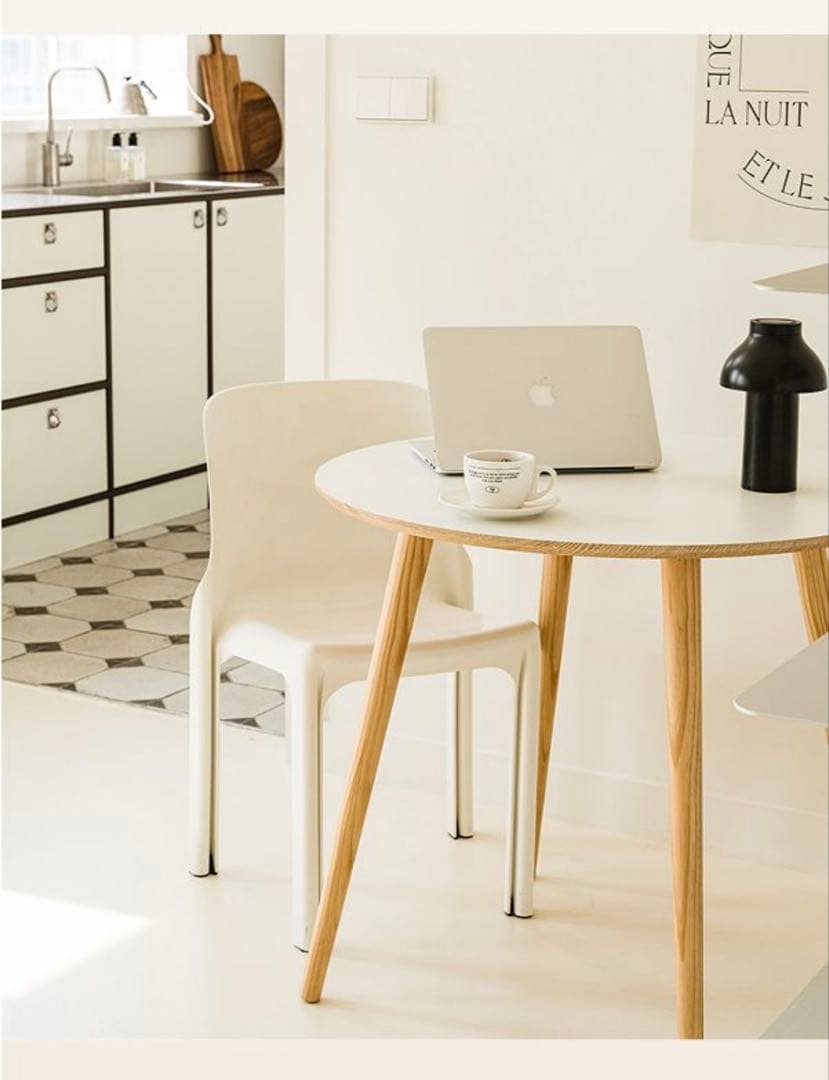 【未使用品】円形 ダイニングテーブル カフェテーブル 80㎝