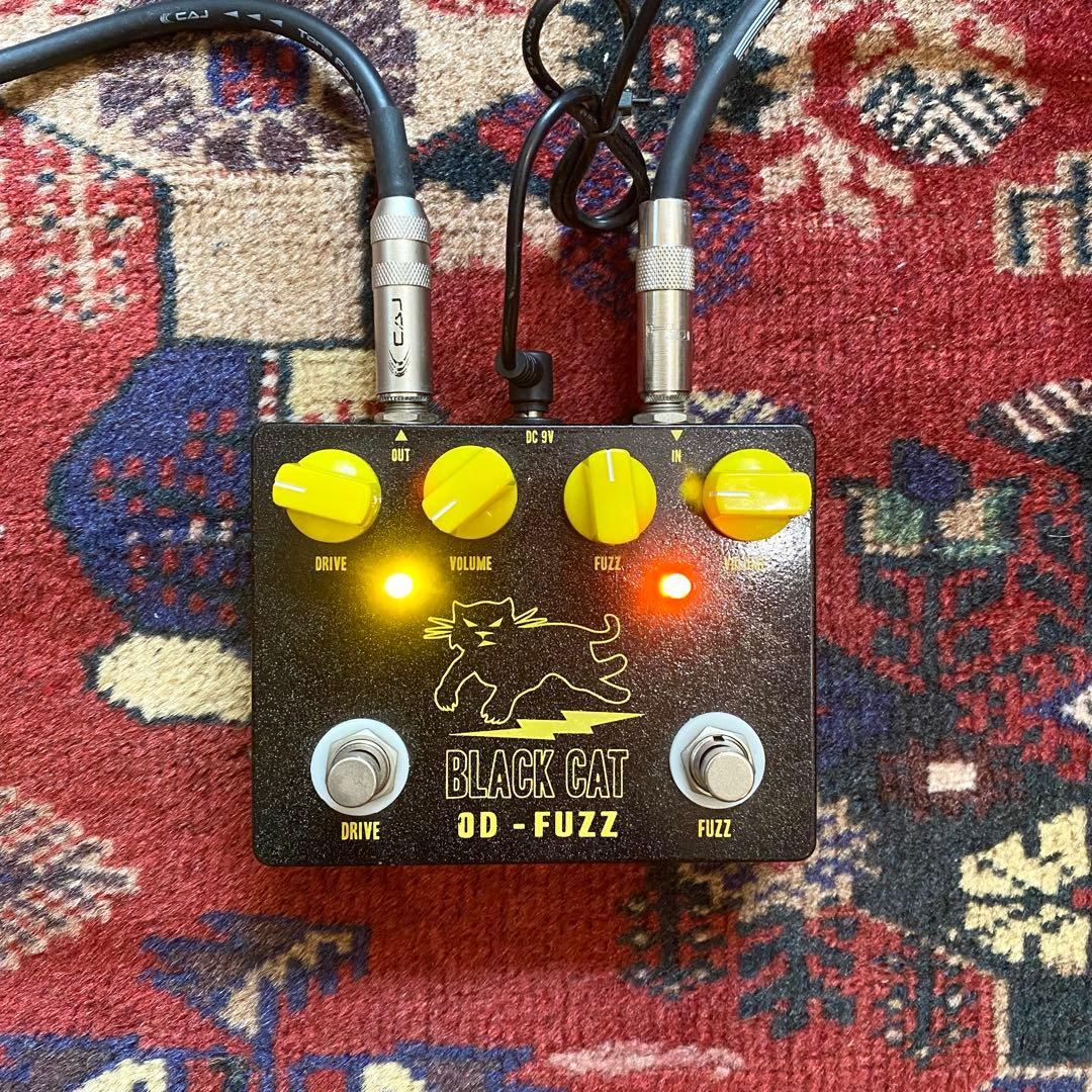 【希少】black cat od-fuzz エフェクター 初期デザイン