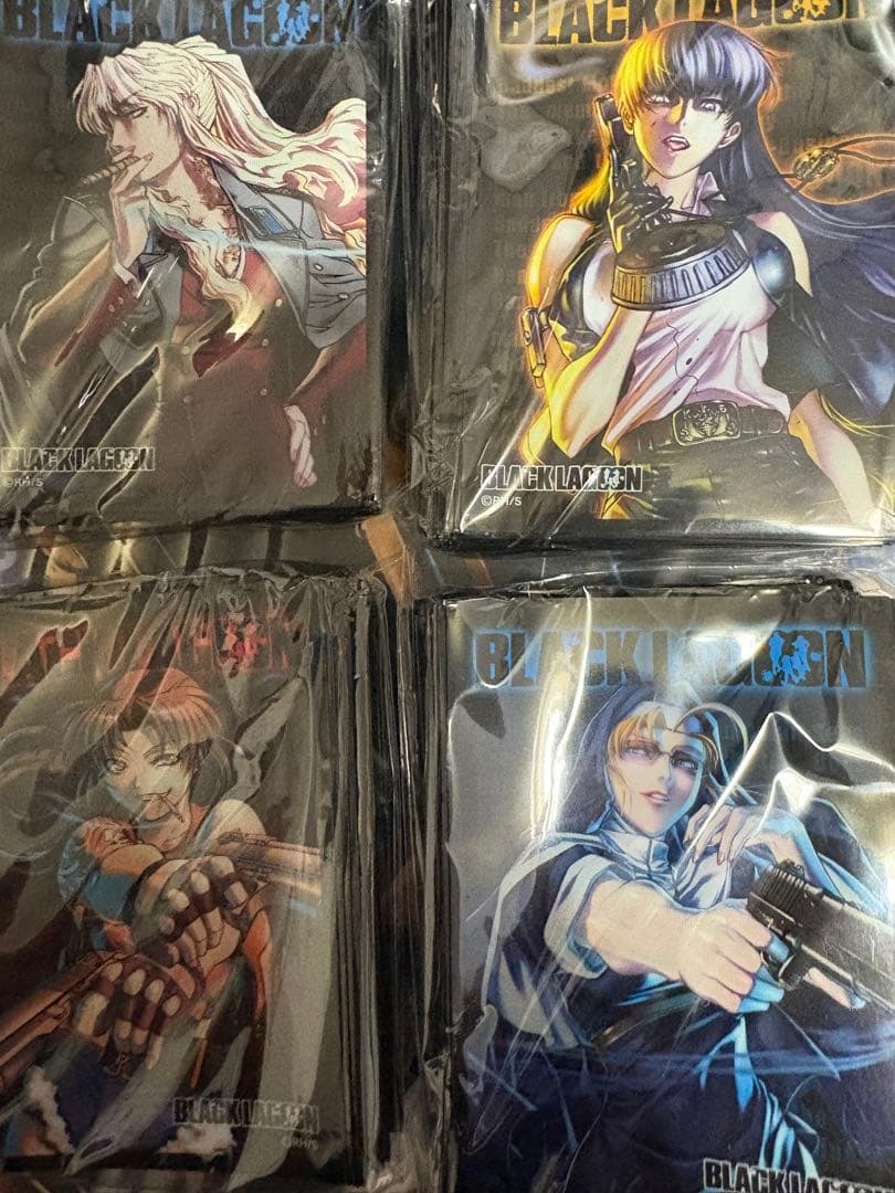 トレカアイテムくじ ブラックラグーン E賞 キャラクタースリーブEX 全4