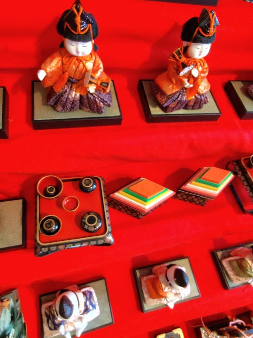 人間国宝　無形文化財　原米州　雛人形のみ