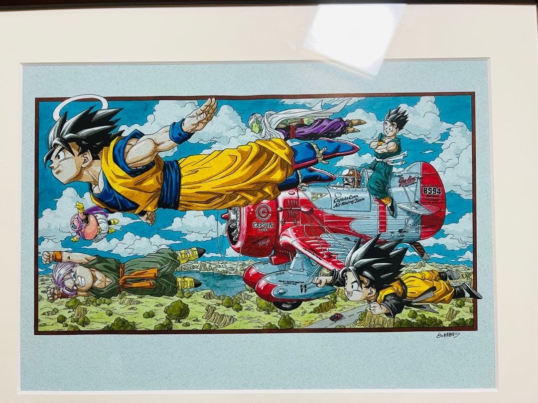 めんぼONE PIECE ドラゴンボール　尾田栄一郎＆鳥山明直筆サイン新品