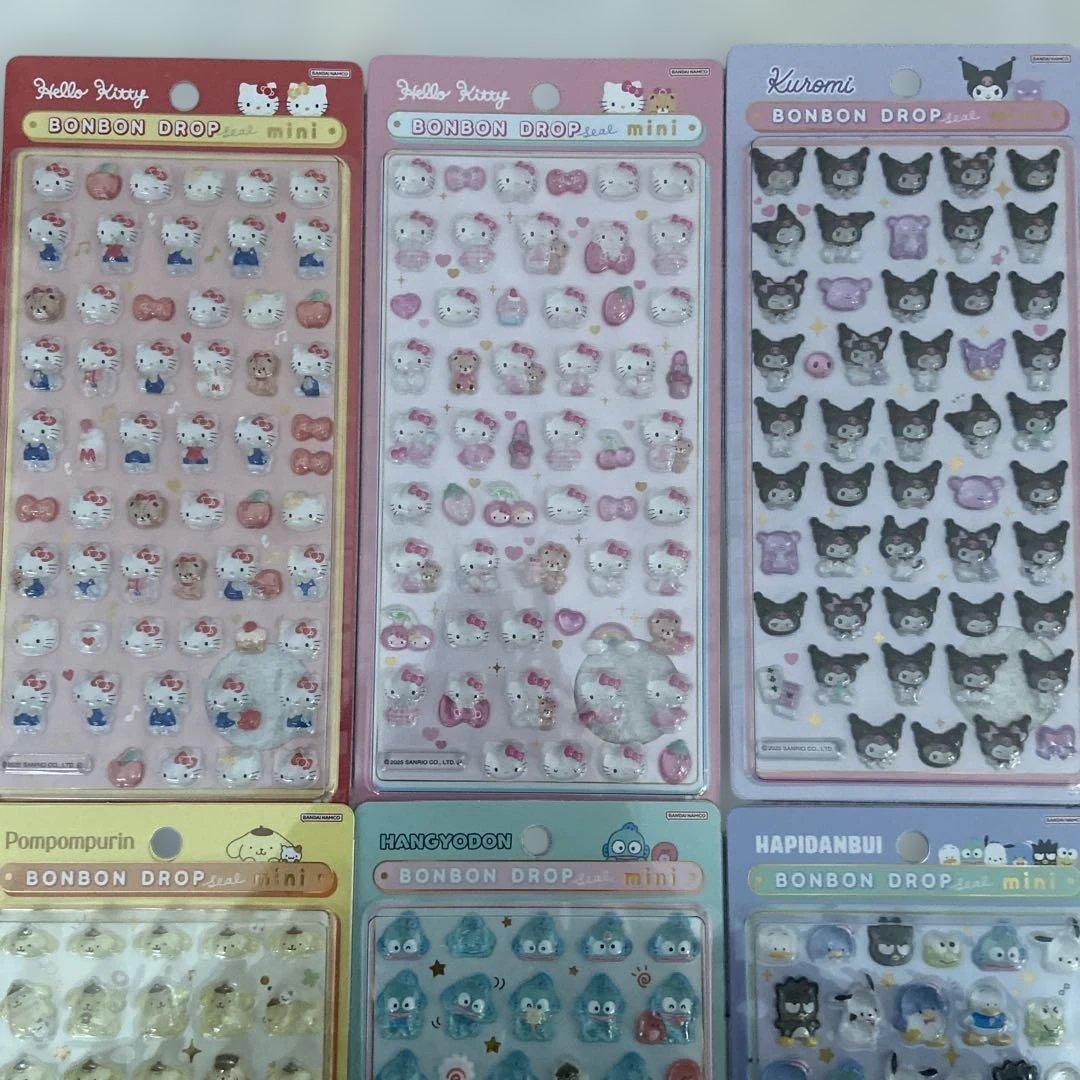 サンリオ ボンボンドロップシール ミニ コンプリートセット
