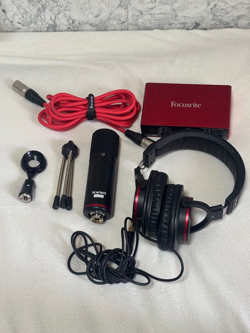 Focusrite Scarlett コンデンサーマイクセット