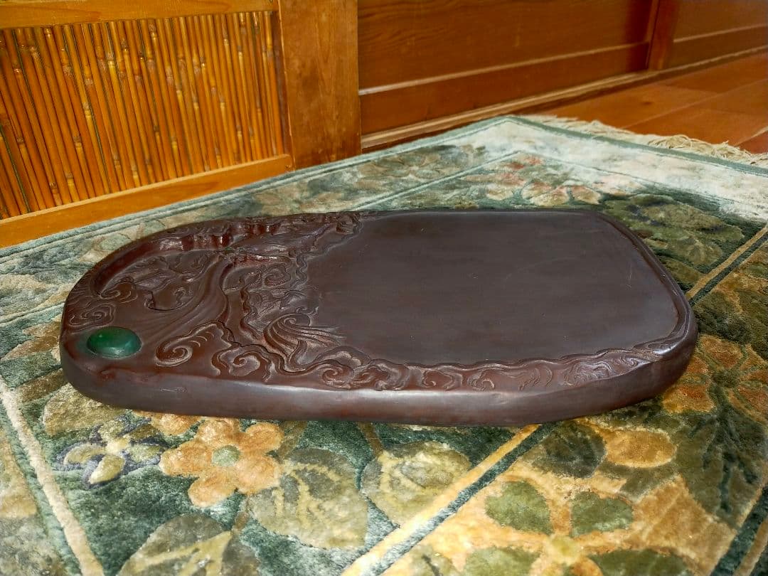 ♥大きな♥ 中国 硯 ♥ 5.3キロ 書道具 筆 墨 骨董 古玩 533