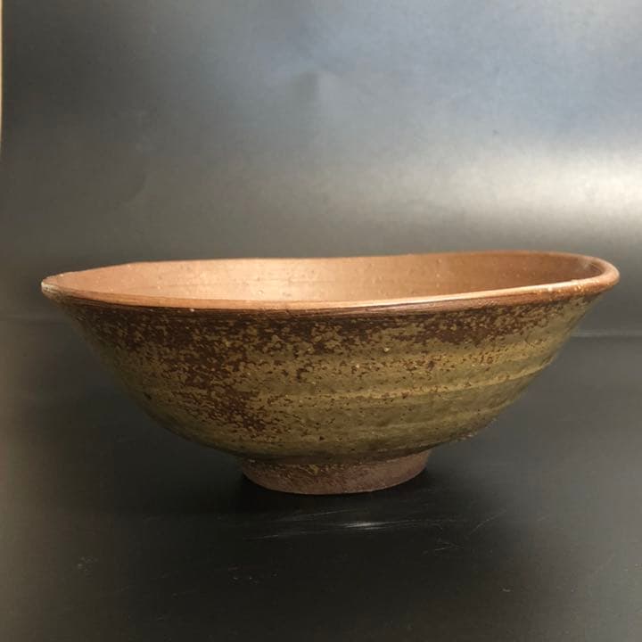 究極の古美術◼️蔵からかなり美しい抹茶茶碗が出てきました。備前焼、茶道具、夏茶碗