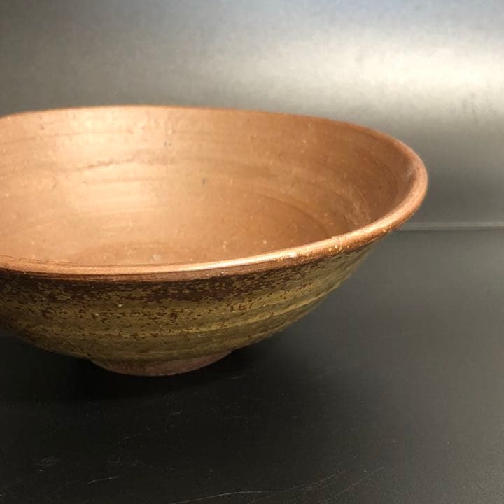 究極の古美術◼️蔵からかなり美しい抹茶茶碗が出てきました。備前焼、茶道具、夏茶碗