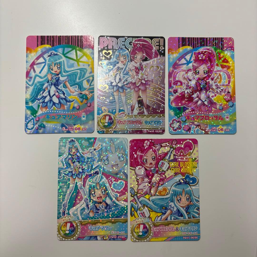 キュアブロッサム キュアマリン カード ハートキャッチプリキュア