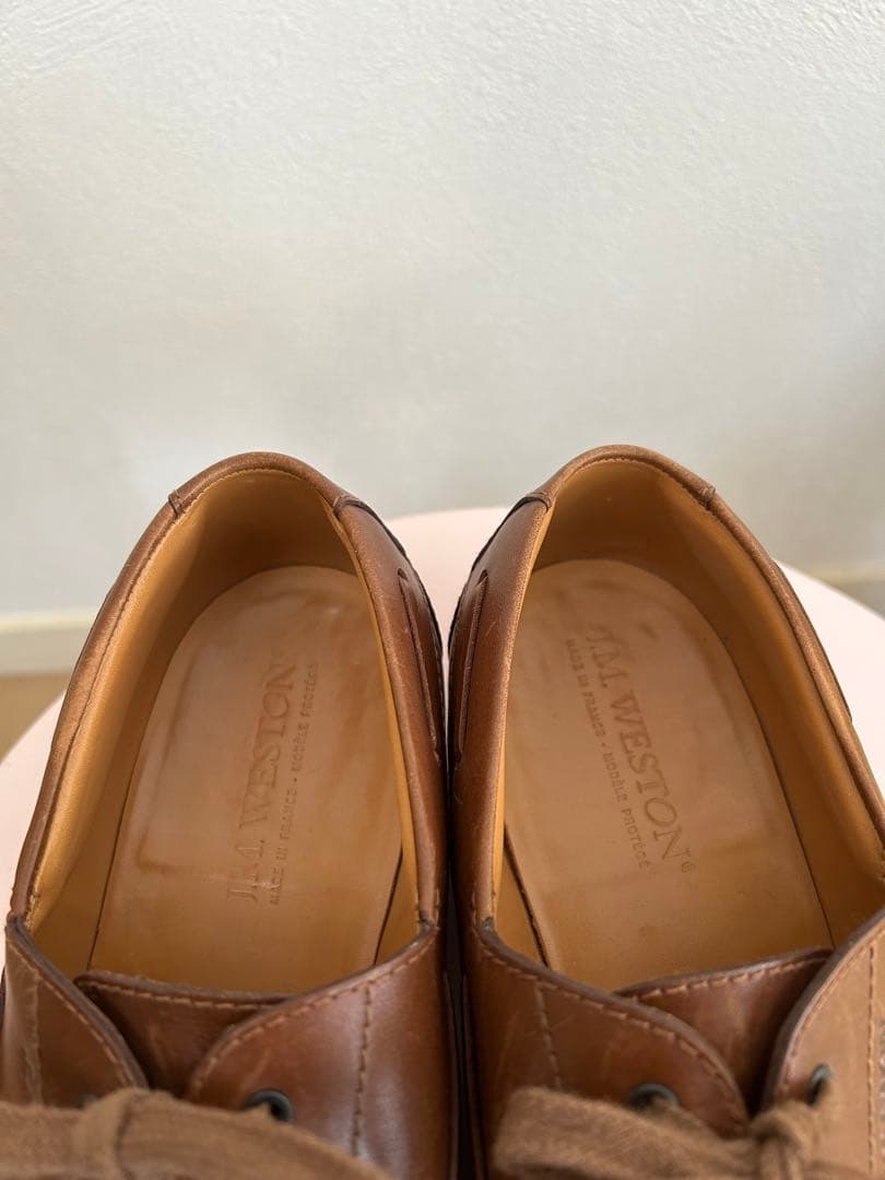 希少 J.M.WESTON ヨット yacht タン tan 7/D