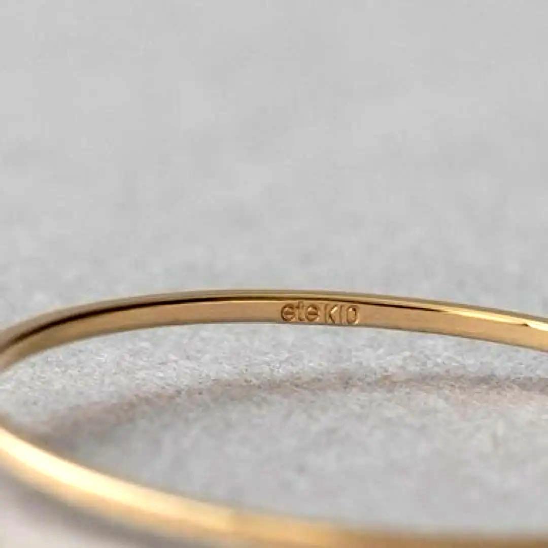 エテ K10 ダイヤモンド リング